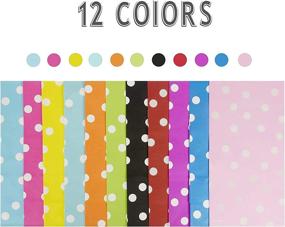 img 3 attached to 🎉 72 Pack Party Favor Bags for Birthday, Tea Party, Wedding and Celebrations - 9.2 x 5 x 3.15 Inch, 12 Colors