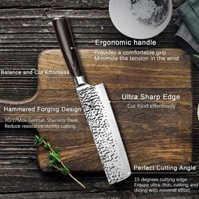 imarku 7-Inch Vegetable Cleaver Knife
