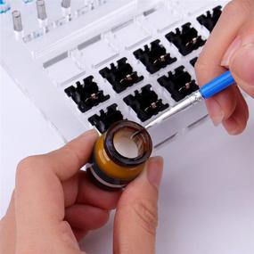 img 1 attached to 🔧 Mechanical Keyboard Switches Lube Grease Oil - GPL 205 G00 Stabilizer Lubricant for Keycaps and Switches