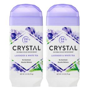 img 4 attached to 💜 Crystal Deodorant Lavender & White Tea: Non-Toxic, Aluminum-Free [2-Pack]