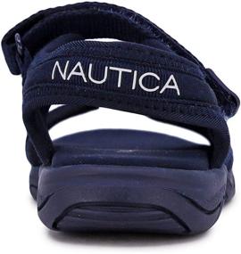 img 2 attached to Nautica Aminah Navy Boys' Sandals: Athletic 👟 and Stylish Shoes for Toddler Kids in Sandals