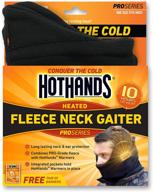 🔥 heated fleece neck gaiter by hothands logo