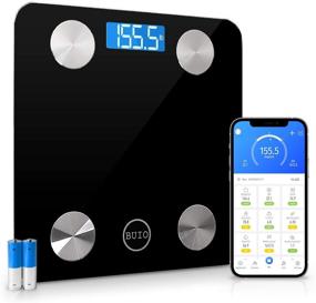 img 4 attached to BUIO Platinum Smart Scale for Body Weight with Advanced Smartphone App for iOS & Android – Accurately Measures Body Fat, BMI, Muscle Mass, and More
