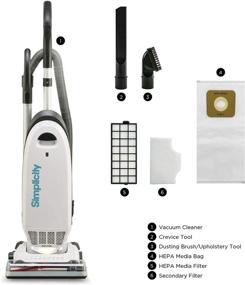 img 3 attached to 🌬️ Efficient Allergy Upright Vacuum for Carpet and Hardwood - Simplicity S20EZM, with Certified HEPA Filter