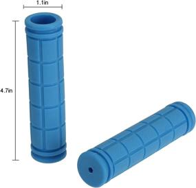 img 1 attached to 🚲 Suwimut Non-Slip Rubber Bike Handlebar Grips Set - 12 Pieces for Girls and Boys, Suitable for Scooters, Cruisers, BMX Bikes, Mountain Bikes, and Folding Bikes