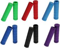 🚲 suwimut non-slip rubber bike handlebar grips set - 12 pieces for girls and boys, suitable for scooters, cruisers, bmx bikes, mountain bikes, and folding bikes logo