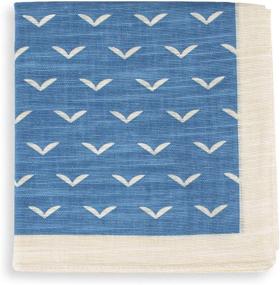 img 4 attached to High-Quality Japanese Cotton Pattern Men's Handkerchiefs by Topdrawer - Perfect Men's Accessories