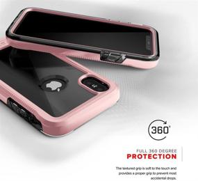 img 3 attached to ZIZO ION Series For IPhone Xs Max Case Military Grade Drop Tested With Tempered Glass Screen Protector (Rose Gold &Amp