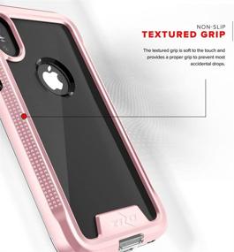 img 2 attached to ZIZO ION Series For IPhone Xs Max Case Military Grade Drop Tested With Tempered Glass Screen Protector (Rose Gold &Amp