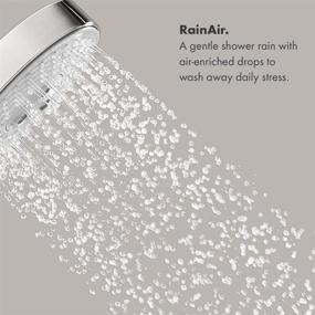 img 3 attached to 🚿 Hansgrohe Raindance S 4-inch Showerhead: Easy Install, Modern Design, 3-Spray Options with Air Infusion - Brushed Nickel (04340820)