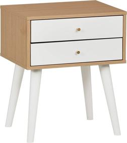 img 4 attached to Rivet Claremont Contemporary Nightstand Tapered