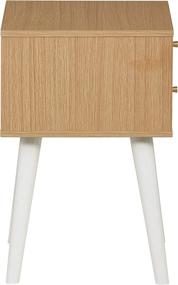 img 2 attached to Rivet Claremont Contemporary Nightstand Tapered