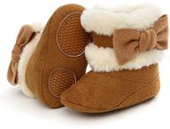 👶 timatego infant baby boys girls snow boots non slip soft sole toddler first walker crib warm winter shoes 3-18 months" - "timatego unisex snow boots for infants, non-slip soft sole, perfect for toddlers' first steps, warm winter shoes 3-18 months logo