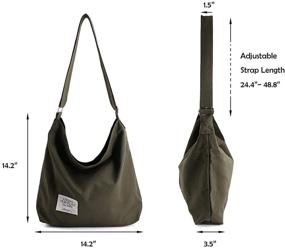 img 1 attached to 👜 TANOSII Женская сумка на плечо для покупок Crossbody Hobo с сопутствующими кошельками - Стильная и Практичная