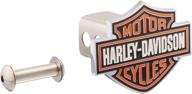 🏍️ стильный насадка на фаркоп harley-davidson orange bar & shield - 2 '' hdhc25: защитите и настройте ваш фаркоп логотип