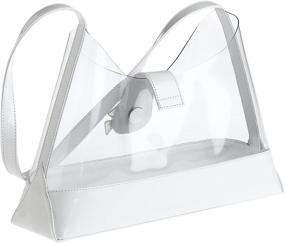 img 3 attached to J Renee Butterfish Clear Black Size Women's Handbags & Wallets