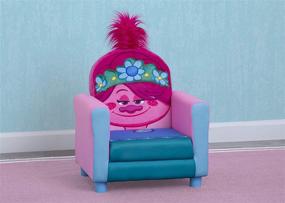 img 3 attached to 🪑 Delta Children Figural Upholstered Kids Chair: Trolls World Tour Poppy - Fun and Comfort Combined! (Pack of 1)