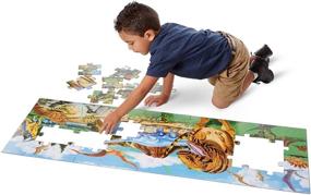 img 3 attached to 🦕 Melissa & Doug Dinosaur Floor Puzzle