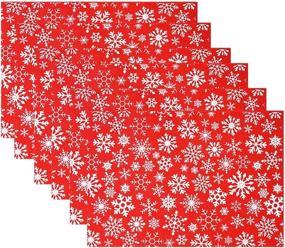 img 3 attached to 🎄 ACWARM HOME Christmas Resistant Placemats