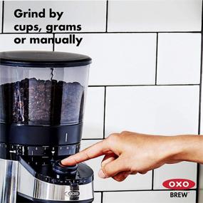 img 2 attached to OXO BREW Conical Burr Coffee Grinder: Precision Grinding with Built-in Scale