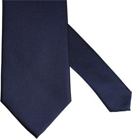 img 1 attached to 👔 ZENXUS Extra Long Men's Accessories Set in Solid Black - Ties, Cummerbunds & Pocket Squares