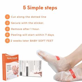 img 1 attached to Revive and Renew Your Feet with Foot Peel Mask - 2 Pack Peeling Mask for Cracked Heels & Calluses. Experience the Power of Natural Exfoliation and Dead Skin Removal for Guaranteed Baby Smooth Feet. Discover the Best Heel Peel to Repair and Remove Dead Rough Skin!