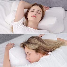 img 2 attached to Cervical Ergonomic Sleepers Removable Pillowcase