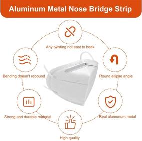 img 3 attached to ✨ BathBull 90MM Metal Nose Wire Strips for Masks - Aluminum Nose Bridge, Flat Nose Clips - DIY Nose Bridge Bracket Wire (100PCS)