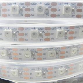 img 3 attached to WS2812B 5050 SMD LED Strip Light - 16.4ft with 300Leds, High Brightness, Flexible, Waterproof, White - DC 5V