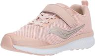 saucony running turquoise medium little girls' shoes for athletic logo