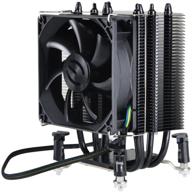 🌡️ evga mitx 92mm sleeve acx cpu cooler 100-fs-c901-kr для процессоров intel с разъемом 1150/1155/1156 - прямой контакт с 4 тепловыми трубками логотип