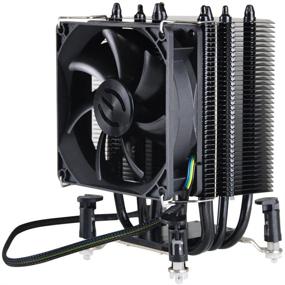 img 4 attached to 🌡️ EVGA mITX 92mm Sleeve ACX CPU Cooler 100-FS-C901-KR для процессоров Intel с разъемом 1150/1155/1156 - прямой контакт с 4 тепловыми трубками