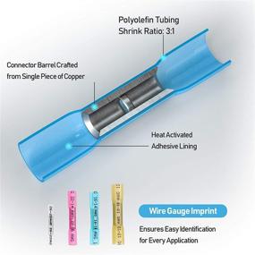 img 3 attached to TICONN Heat Shrink Butt Connectors