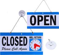 retail store fixtures & equipment: open-closed business hour sign logo
