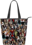 canvas villains pattern crossbody shoulder women's handbags & wallets for totes logo