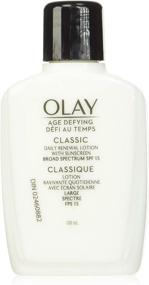 img 4 attached to 🌞 Olay Age Defying Classic Daily Renewal Lotion: Sunscreen-Infused Face Moisturizer (4 oz)