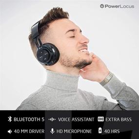 img 2 attached to PowerLocus Wireless Bluetooth Headphones Headphone Cell Phones & Accessories in Accessories