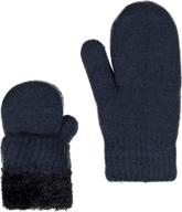 zehu unisex toddler stretch mittens boys' accessories ~ cold weather logo