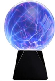 img 3 attached to Pelddy Touch & Sound Activated 8-Inch Glass Plasma Ball: A Magical Flashing Party Ball