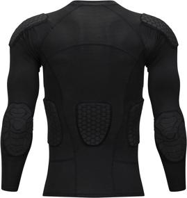 img 3 attached to TUOY Classic Padded Compression Shirt