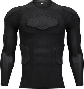 img 4 attached to TUOY Classic Padded Compression Shirt