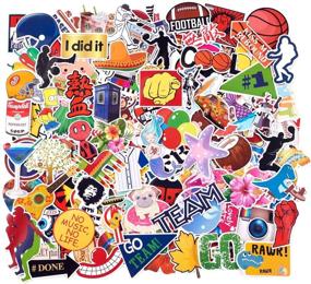 img 4 attached to 🎉 200Pack SuprCool Stickers Set: Diverse Random Decals for Water Bottle, Laptop, Phone, Skateboard & More