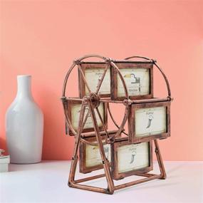 img 3 attached to 🎡 MLADEN Vintage Retro DIY Ferris Wheel Rotating Windmill Photo Frames: Unique Decorative Gift for Vintage Enthusiasts