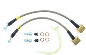 img 1 attached to Stoptech 950.62508 🔧 Stainless Steel Brake Line Kit