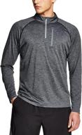 🏃 tsla men's 1/4 zip pullover: performance running top for quick dry comfort logo