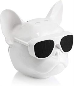 img 3 attached to 🔊 Awesome Audio on-the-go: Bulldog Bluetooth Speaker (White)