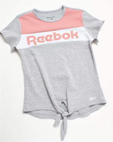 img 3 attached to Покупайте комплект активной одежды Reebok Girls Active Sweatshirt для модных девочек.