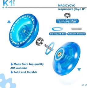 img 1 attached to Level Up your Yo-Yo Skills 🪀 with MAGICYOYO Responsive K1 Plus Beginner Hubstack!