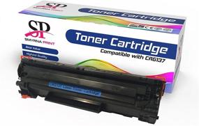 img 3 attached to 🖨️ Smyrna Print Canon CRG-137 Black Toner Cartridge - Fully Compatible Replacement for Canon 137 (9435B001AA) Series Printer - High-Yield Toner, 2,400 Page Capacity - Ideal for Office, School, and Home Use