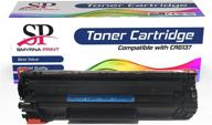 🖨️ smyrna print canon crg-137 black toner cartridge - fully compatible replacement for canon 137 (9435b001aa) series printer - high-yield toner, 2,400 page capacity - ideal for office, school, and home use logo